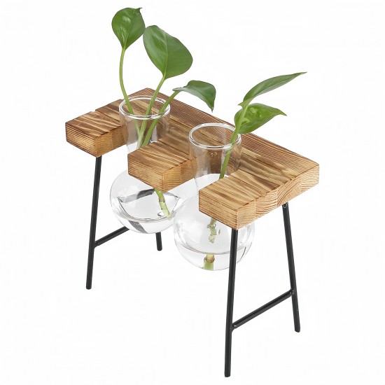 Wooden Frame Vase